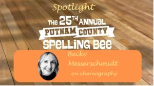 Becky Messerschmidt image over Putnam Spelling Bee